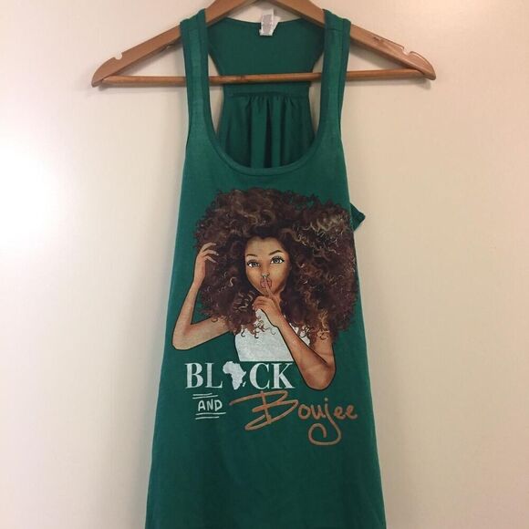 Black and Boujee Women's Tank Top size Medium - Picture 1 of 2